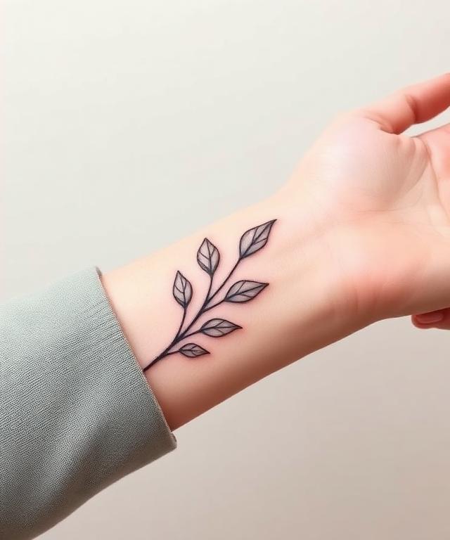 Minimalist tattoo example
