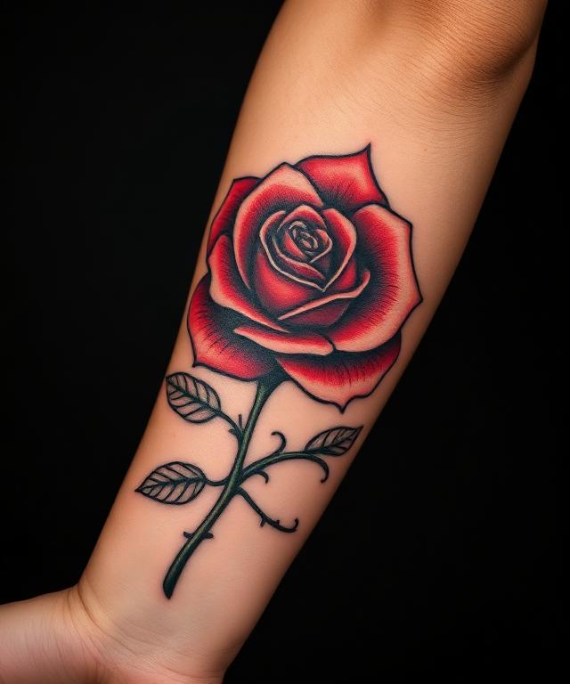Traditional tattoo example